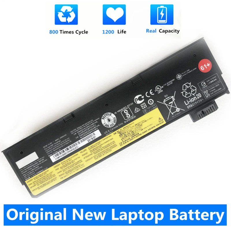 Batteria Originale 72Wh 61++ 01AV427 SB10K97584 Per Lenovo T470 T480 - Foto 6