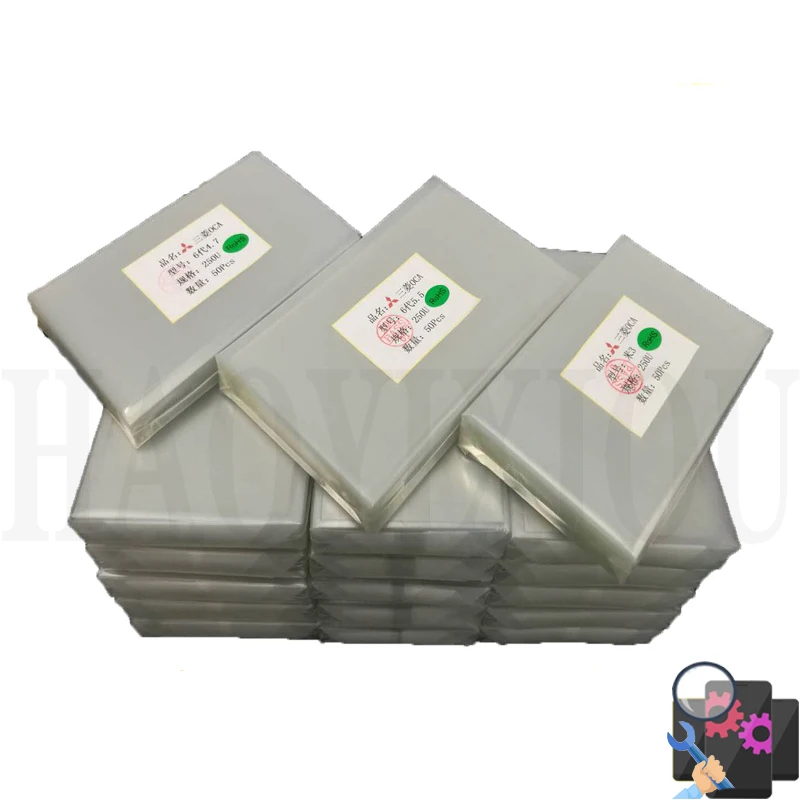 50 шт. оригинальная 250um OCA пленка для iPhone 4s 5 5s 6 6s plus 7 8 7plus X оптический клей Mitsubishi oca