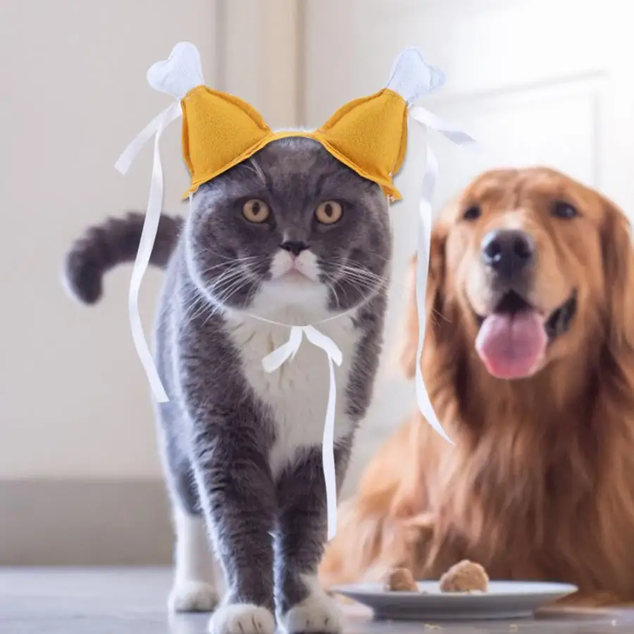 Drumstick Shape Pets Dog Cat Costume Headwear Funny Photo Props for Party Wedding Pet Dog Products