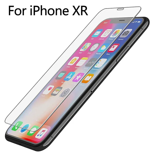 10 шт. 9H протектор экрана из закаленного стекла для iPhone 6 6S 7 8 X 5s SE 11 Pro XS Max XR Защитная пленка для экрана iPhone6 - Цвет: For iPhone XR 6.1