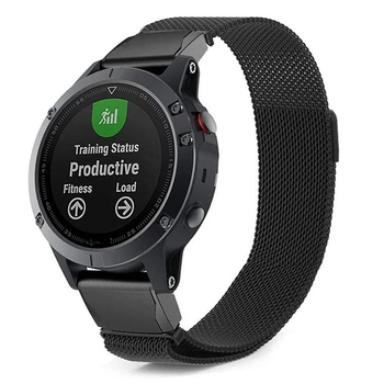 

20 22 26mm Mesh loop bracelet for Garmin Fenix 6X 6S 6 Pro 5X 5 5S Plus 3 3HR band wrist Quick Release for Fenix5 strap correa