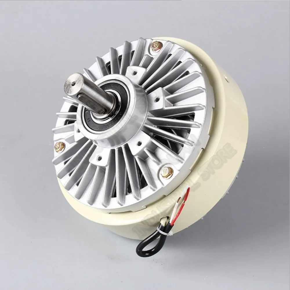  10kg 100Nm DC24V Double Shaft Dual Axle Magnetic Powder Clutch & 3A Manual Tension Controller Kits 