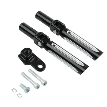 

Motorcycle Passenger Foot Peg Footrest Male Mount For Harley Softail Slim FLS 2012-2017 Cross Bones 2008-2011