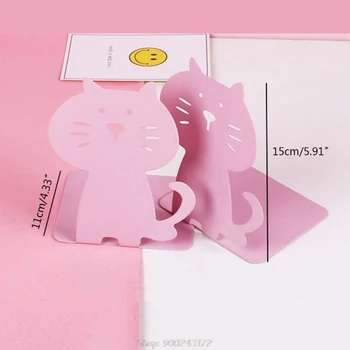 

2pcs Cartoon Animal Bookends Book Stand Support Desktop Office Magazine Organizer Rack Shelf Holder S28 20 Dropship