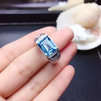 

Natural And Real Topaz Ring Wedding Engagement Topaz Ring Fine Jewelry Wholesale 925 sliver Ring