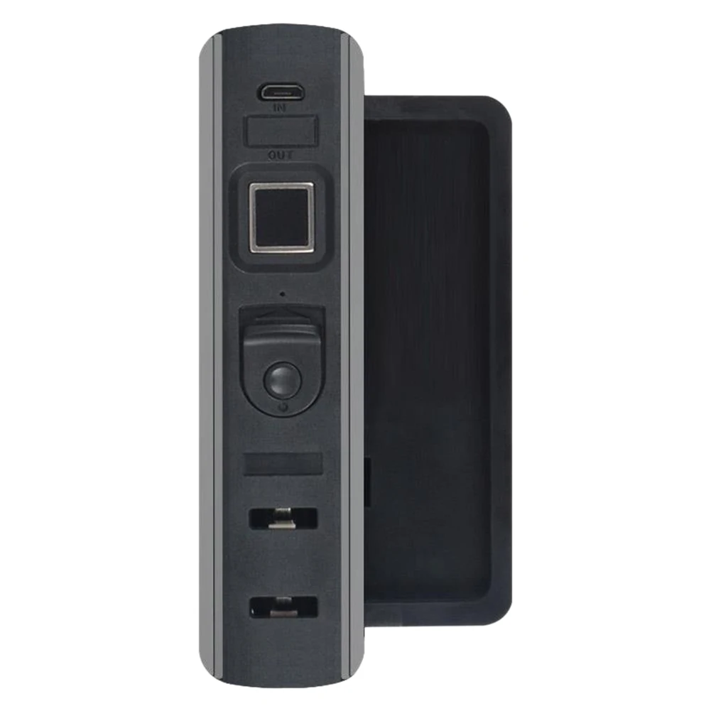 Чемодан багаж Универсальный ABS черный usb зарядка без ключа безопасности портативный водонепроницаемый рюкзак встроенный умный замок отпечатков пальцев