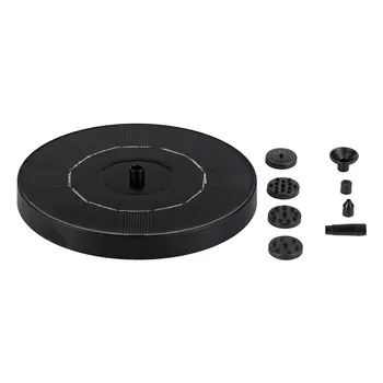 

1.0W Solar Water Pump / Fountain Intelligent Solar Powered Fountain Pump for Pool Garden Pond Watering Round Water