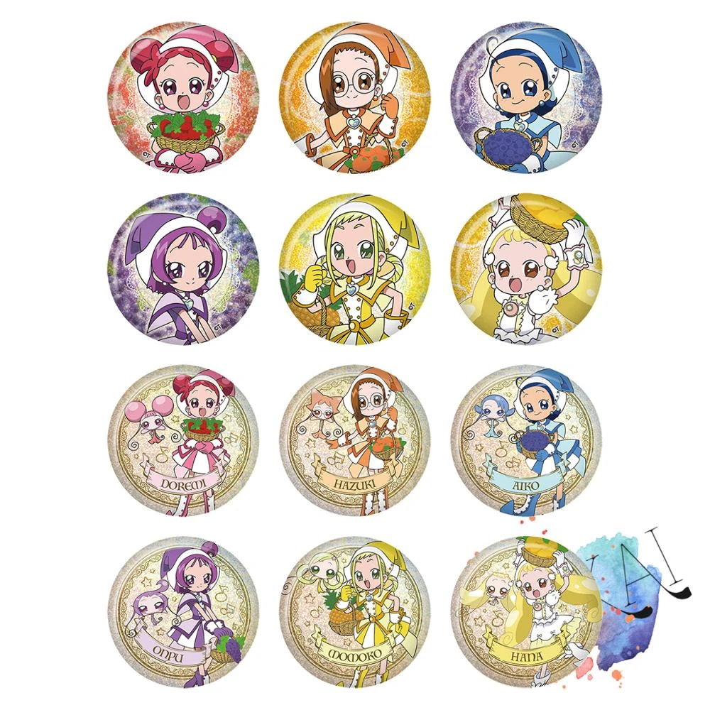 魔法の金属製アニメバッジ ドレミ ハズキ アイコ オンプ モモコ ハナ オジャマホ ドレミ バッジピン ブローチ Aliexpress 魔法の金属製アニメバッジ ドレミ ハズキ アイコ オンプ モモコ ハナ オジャマホ ドレミ バッジピン ブローチ Aliexpress