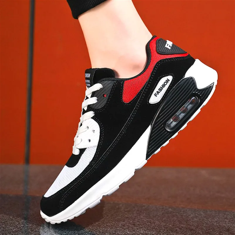 

Mens Sneakers 2020 Fashion Casual Air Cushion Running Shoes Light gym shoes Comfortable Breathable Lace-Up tenis masculino 39-47