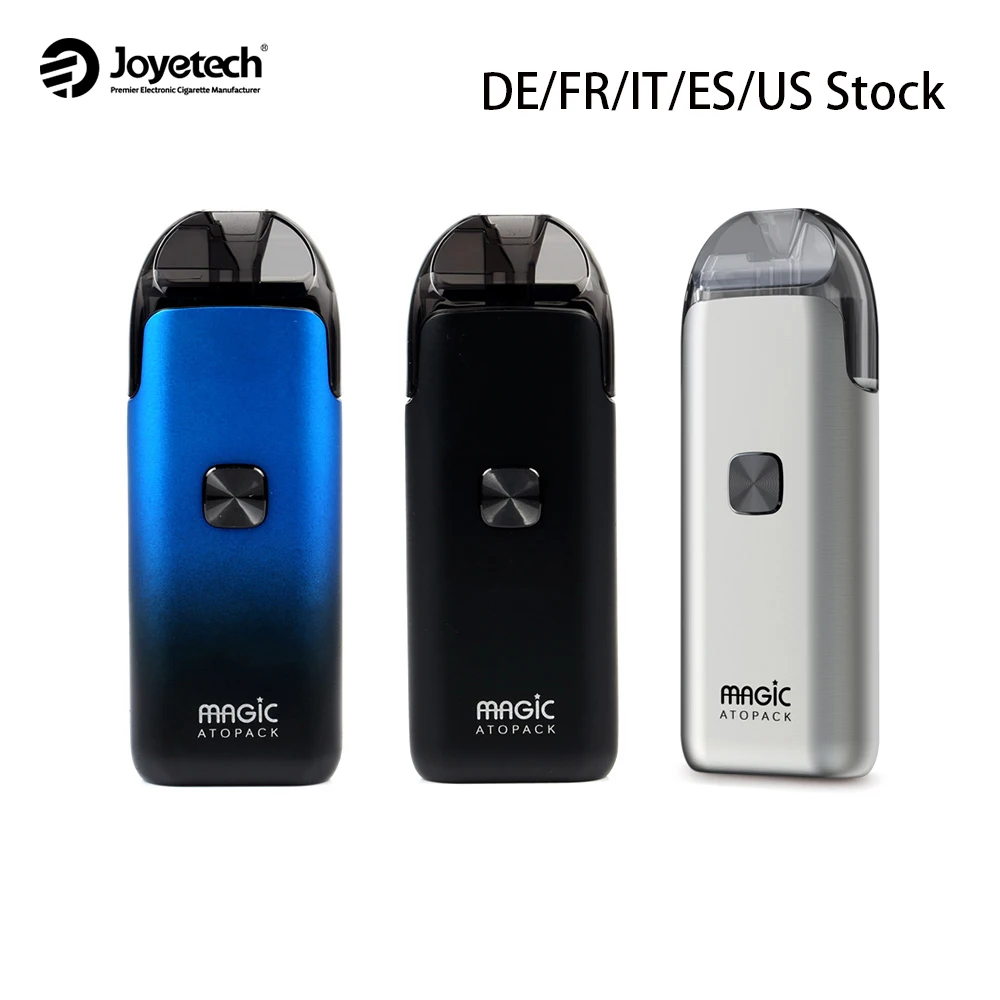 

Original Original Joyetech ATOPACK Magic Kit With 2ml 7ml Cartridges 1300mah Built in Battery Mod Electronic Cigarette vape Kit