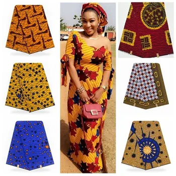

100% Cotton 2020 Veritable Wax African Ankara Veritable Real pagne Wax Veritable Wax Veritable For Nigerian Patchwork Sewing