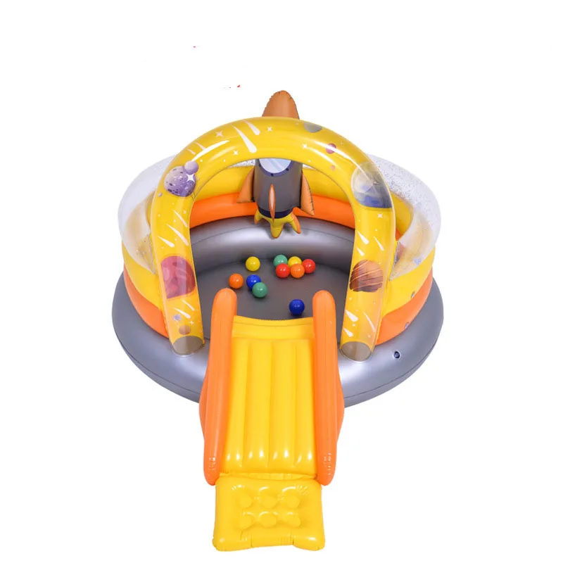 Water Slide For Children Fun Lawn Water Slides Inflatables Pools For Kids Summer Children's Slide Set Backyard Outdoor Toys