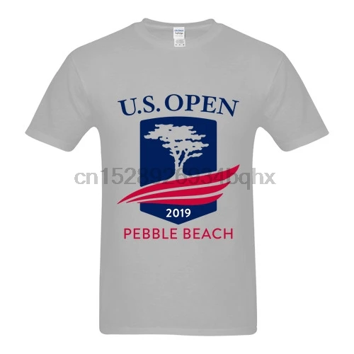 

2019 U.S. OPEN GOLF TOURNAMENT T-SHIRT pebble beach grey tee Rare