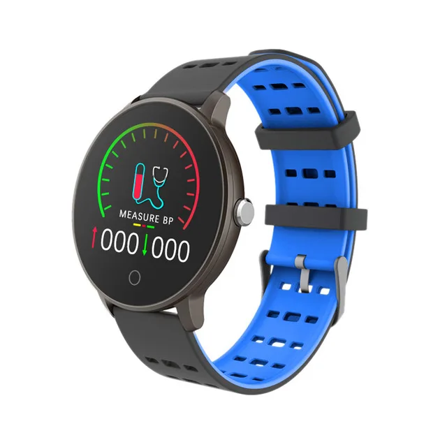 LIGE Новые смарт-часы для мужчин OLED цветной экран Smartwatch для женщин Мода Фитнес-трекер пульсометр пульсера inteligente - Цвет: blue
