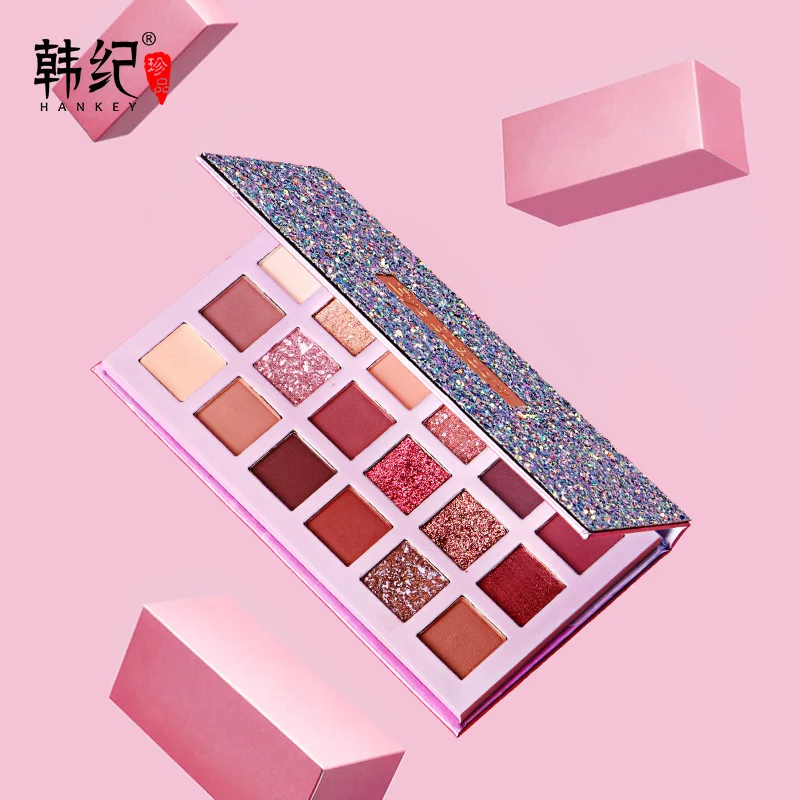 18 Colors Glitter Galaxy Lasting Eye Shadow Palette Pigment Shimmer Matte Eyeshadow Makeup Flash Shine Diamond 2
