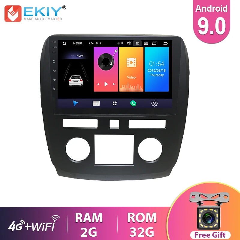 EKIY IPS Android 9 0 автомобильное радио для Honda City 2008-2013 навигация GPS Мультимедиа Видео