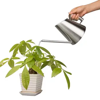 

400ML Stainless Steel Long Spout Indoor Garden Bonsai Plant Flower Watering Can Flower Watering Device Garden Plant Pot