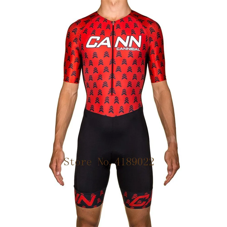 

CANNIBAL High Quality Skinsuit Mens Triathlon Cycling Jersey Mtb Bike Sport Clothes Maillot Ciclismo Jumpsuits Road Bike Running
