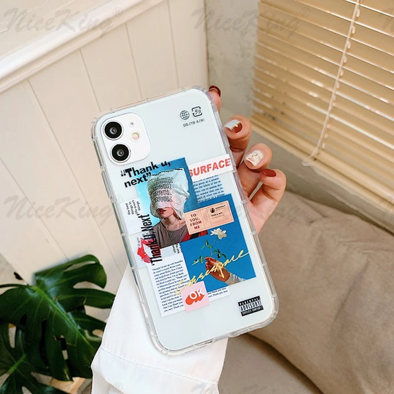 Phone Case For OPPO A3S AX5 A12E A1K A5S AX5S AX7 A7N A5 A9 A11X A31 A8 A52 A92 A72 A53 Stickers Label Retro Fashion TPU Cover oppo flip cover Cases For OPPO