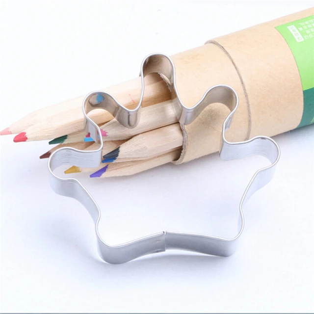 3 db Rozsdamentes Acél Süti Vágó Hercegnő Korona Király Királynő Party Sütemény Keksz Sütőeszköz - Image 5