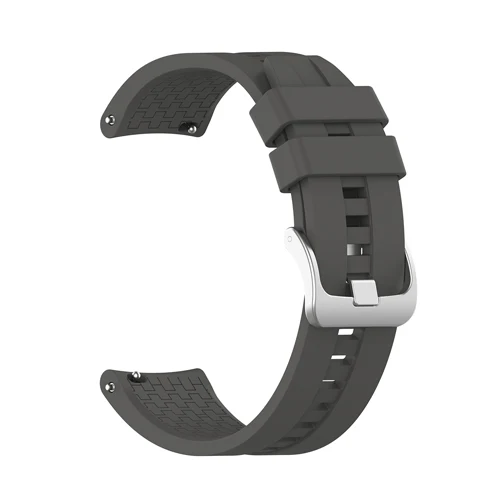 22 мм ремешок для часов gear S3 frontier Galaxy watch 46 мм ремешок для huawei watch GT 2 46 мм samsung amazfit gts браслет для часов - Цвет ремешка: Dark gray