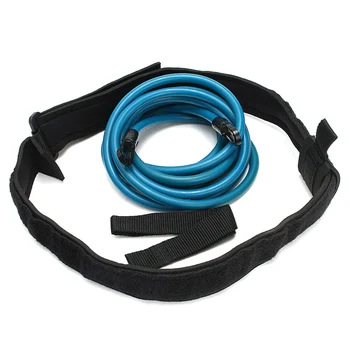 

Hot Selling Swimming Resistance Bands Training Rope Bungee Exerciser Leash Swim Belt Safety Pool Swimming Trainer