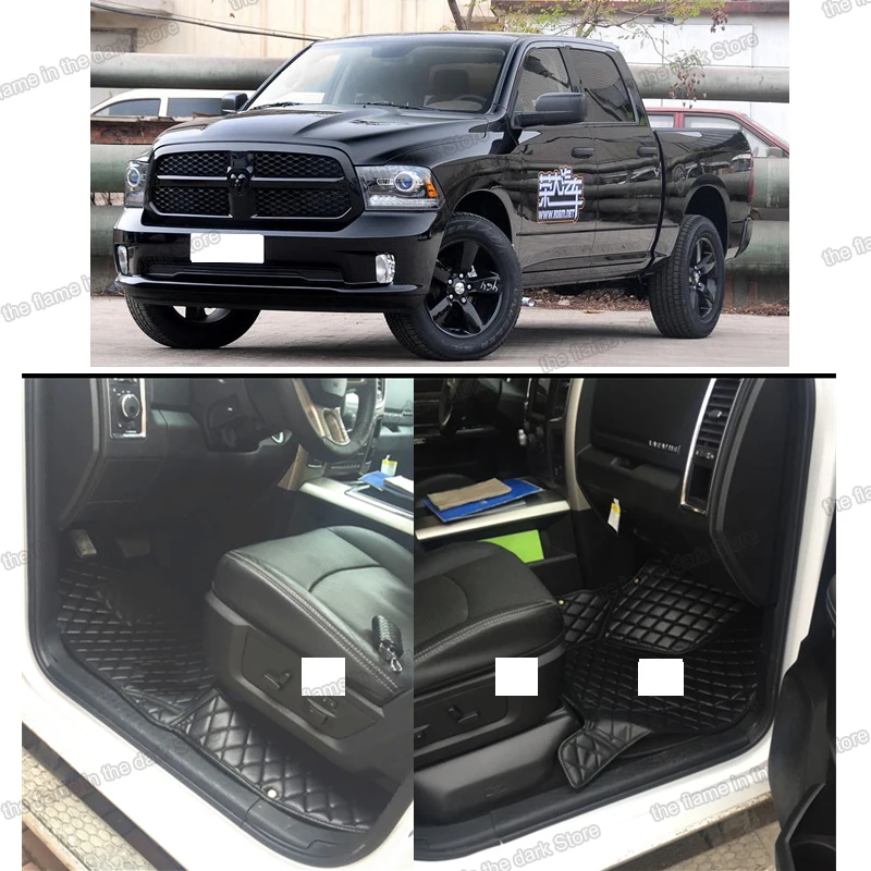 Кожаные автомобильные коврики lsrtw2017 для dodge Ram 1500 2500 3500 2009 2018 2017 2015 2016 2014 2013 2012