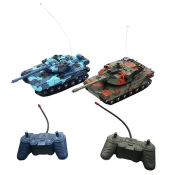 

2PCS Remote Control Tank Toy Small Children Toy Tank Double Battle Tank Remote Control Tank Kids Toy For Children Birthday Gift
