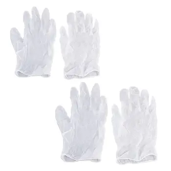 

100Pcs/Box Disposable Clear Food-Grade Plastic Gloves for Kitchen Cooking