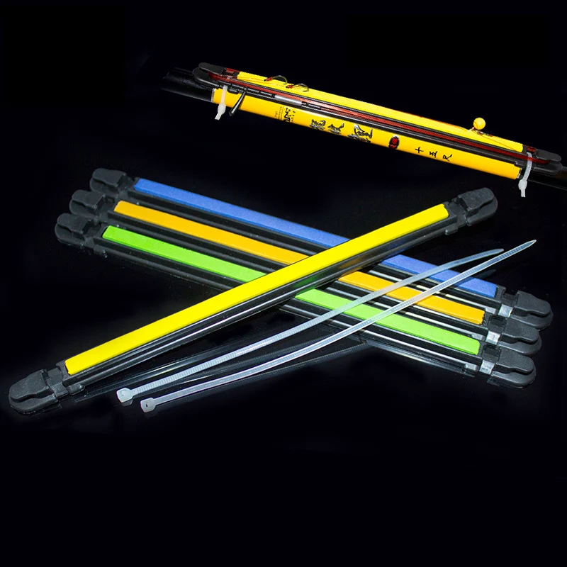 

3pcs/lot Durable Fishing Rod Portable Bobbin Winder Line Holder Keep Clip on Rod Fishing Accessory Random Color B317