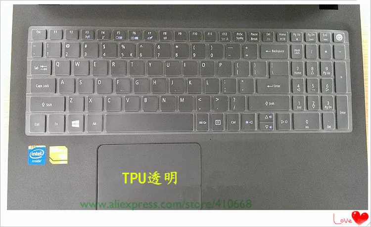 15," пленка для клавиатуры из ТПУ протектор для acer Aspire 3 A315 51 53 51 г 53 г A315-51 A315-53G EX2520 A315-21/31/32/51/53 A615 A515