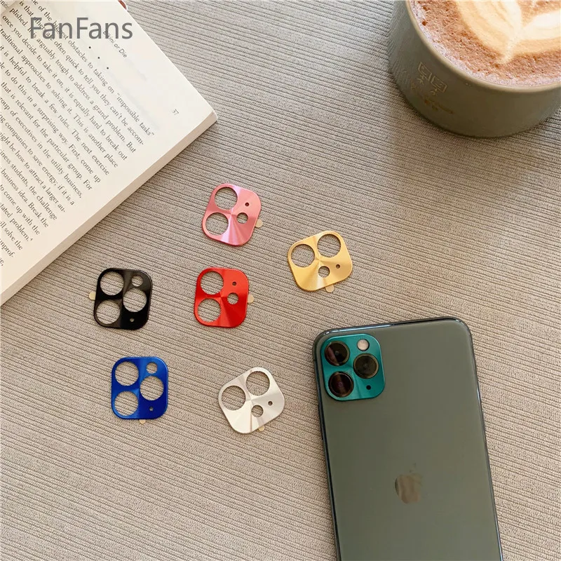 FanFans IPhone 11 Apple, защитное кольцо для объектива телефона iPhone 11pro Max, новое металлическое защитное кольцо для камеры Apple 11, защита от падения - Цвет: Golden