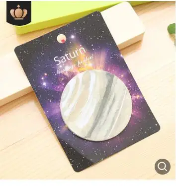 30PC/Pack Hot Sale Planet Earth Pluto Moon Mini Memo Pad N Times Sticky Notes School Supply Bookmark Office Label Stickers paper G
