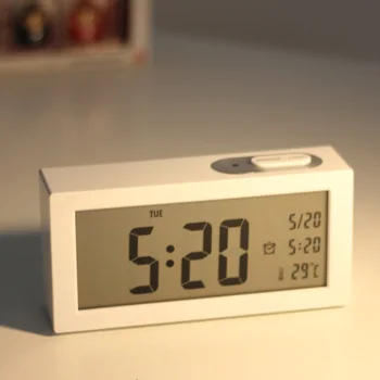 

Nordic Minimalist Luminous Electronic Digital Alarm Clock Personality Creative Silent Alarm Clock Home Kids Bedroom Decor MM60NZ