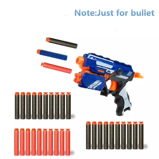 Recarga Dardos Balas Para Nerf N-strike Elite Série Blasters Crianças  Brinquedo Universal Sucção Cabeça Macia 7.2cm Balas Arma Para Crianças -  Balas Para Armas De Brinquedo - AliExpress