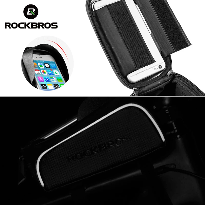 Cheap ROCKBROS Bicycle Bag Waterproof Touch Screen Cycling Bag Top Front Tube Frame MTB Road Bike Bag 6.0 Phone Case Bike Accessories 3 Cheap ROCKBROS Bicycle Bag Waterproof Touch Screen Cycling Bag Top Front Tube Frame MTB Road Bike Bag 6.0 Phone Case Bike Accessories 3
