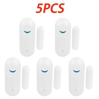 

Tuya Smart WiFi Door Sensor Door Open / Closed Detectors Wifi Home Alarm Compatible With Alexa Google Home Tuya APP