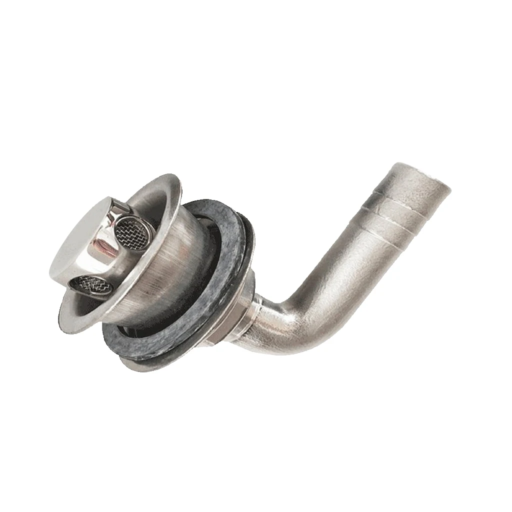 Marine Boat Flush Mount Fuel Gas Tank Vent for 5/8inch, Stainless Steel- Heavy Duty