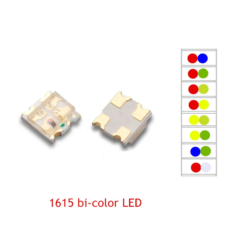 S937-50 unid SMD LED 0805 amarillo LEDs Yellow 
