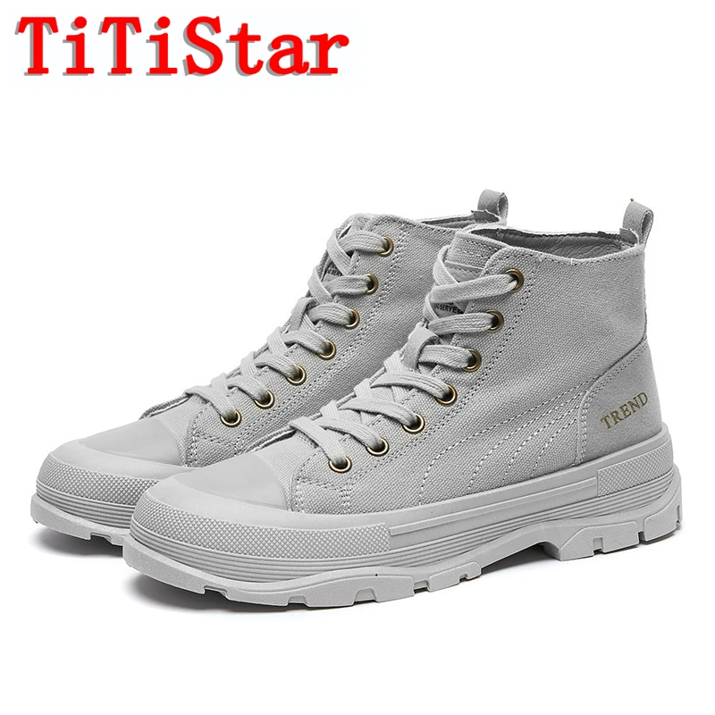 

2021Spring and Autumn Martin Women 's Boots Trend Canvas Breathable Casual Women 's Shoes
