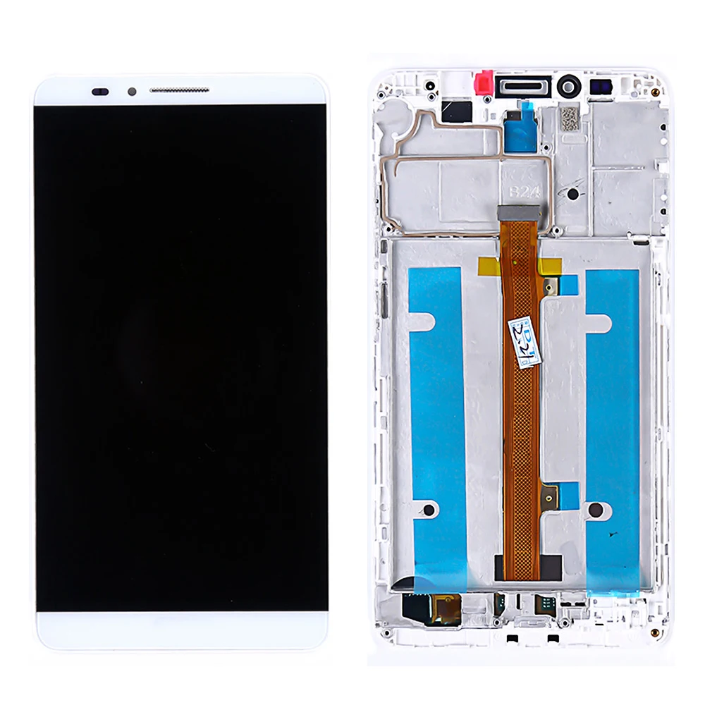 AAA+ качество 6," ЖК-дисплей для huawei mate 7 mate 7 M7 MT7-L09 MT7-CL00 ЖК-дисплей сенсорный экран панель с рамкой в сборе