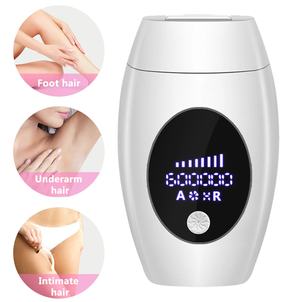 

600000 Flash Professional Permanent Laser Epilator LCD Epilator for women IPL Hair Removal Machine Painless hair removal device