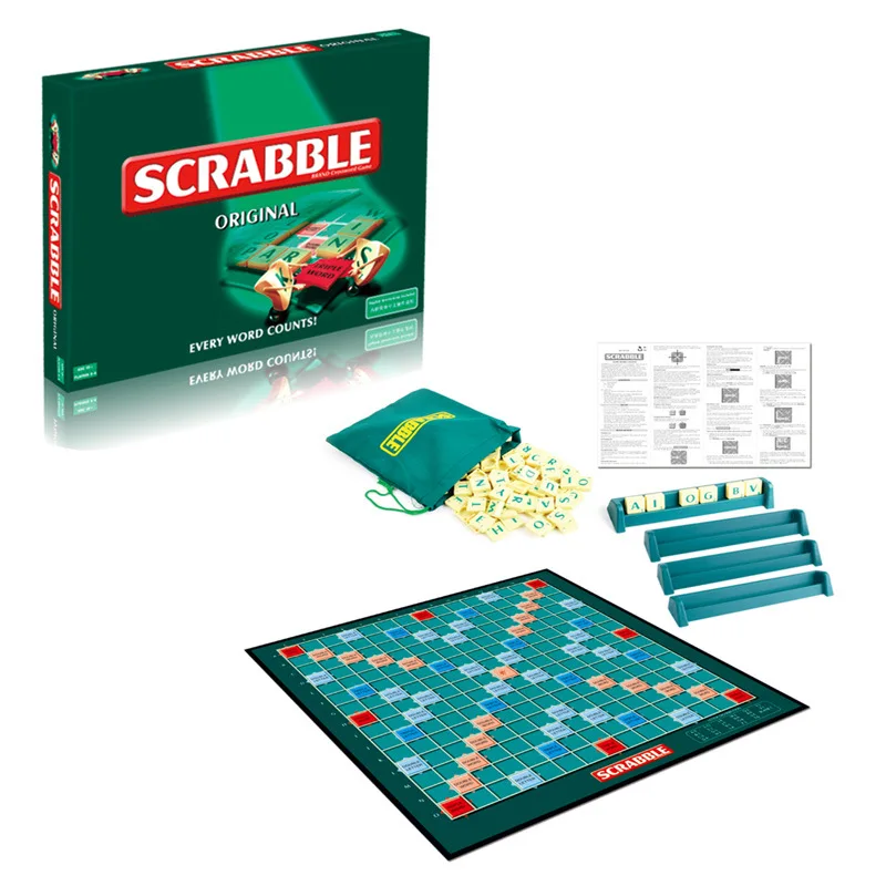 

Hot Sales Children Intelligence English Scrabble Game Toy Multi-seat Desktop Lettered Spell Word Learning Teaching Aids