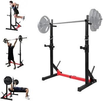 

Squat Rack Barbell Stand-Supporting Weight Training Strength Training Fitness Equipment Split Type Weight RacK Dropshipping