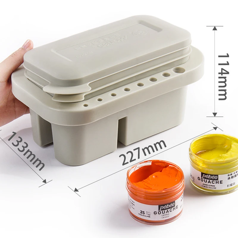 1pc Brush Washing Bucket Multifunction Pen Barrel Brush Washer Art Supply oil acrylic watercolor tool art palette brush holder