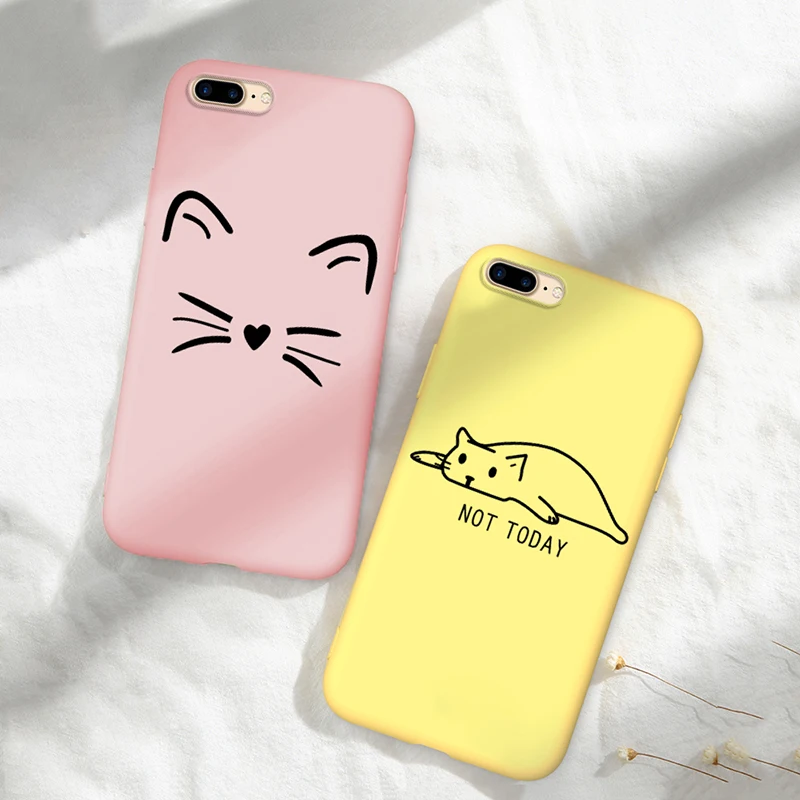 Cute Cats Silicone Cases For Samsung Galaxy A50 A20e A2 Core A10 A30 A20 A40 A60 A70 A9s A9 Star Pro A9 Soft TPU Back Cover