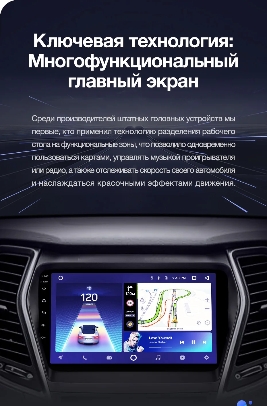 TEYES CC2 Штатная магнитола для Хендай Санта Фе 3 Hyundai Santa Fe 3 2013 Android 8.1, до 8-ЯДЕР, до 4+ 64ГБ 32EQ+ DSP 2DIN автомагнитола 2 DIN DVD GPS мультимедиа автомобиля головное устройство