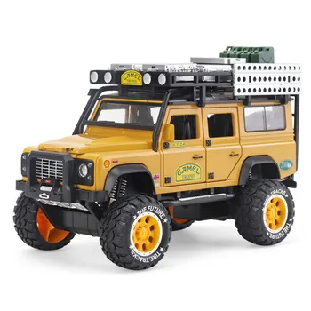 

Large Size: 1:28 Guard Camel Cup Racing Simulation Off-road Alloy Children's Toy Car Model Collection Presents for Teenagers