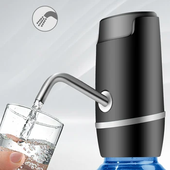 

Electric Pumping Device Drinking Water Pump USB Rechargeable Bottled Dispenser for Household Kitchen Easy Supplies