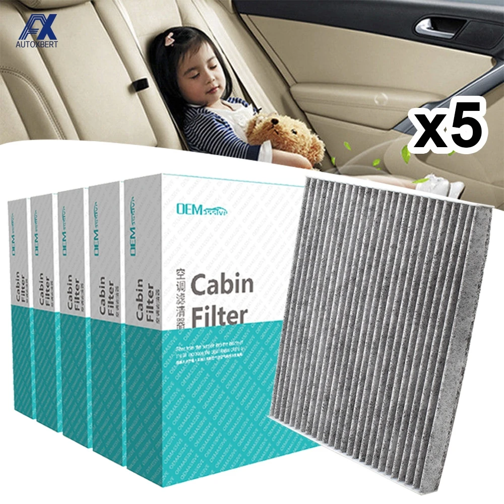 

5x Car Pollen Cabin Air Filter For Toyota Avensis Verso Corolla Verso 2003 2004 2005 2006 2007 2008 2009 88568-02030 88568-12020